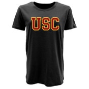 USC Trojans Women's Black T-Shirt